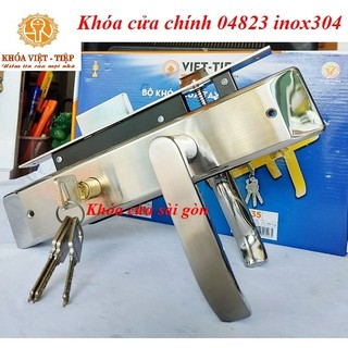 KHÓA TAY GẠT VIỆT TIỆP INOX304 04823 - DÙNG CHO CỬA CHÍNH, CỬA BAN CÔNG
