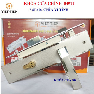 KHÓA TAY GẠT  VIỆT TIỆP 04911 KHÓA CỬA ĐI