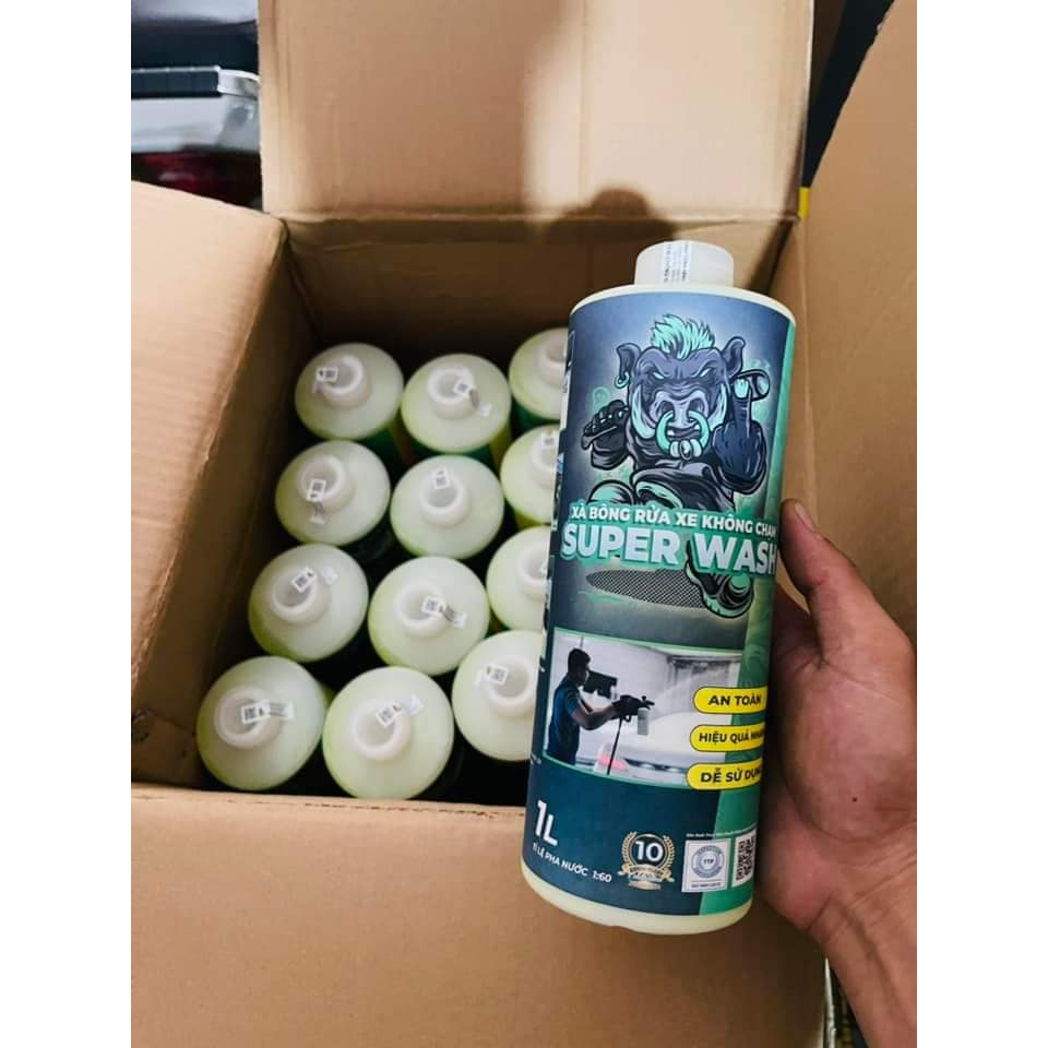 Xà bông rửa xe không chạm Sprayking Super Wash 1L Nước rửa xe sprayking wash 1L . DoChoiXeMay