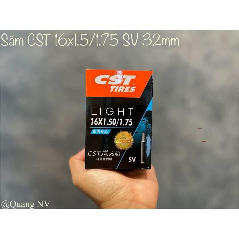 Săm (ruột) xe đạp CST Light 16(305)x1.5/1.75 SV 32mm