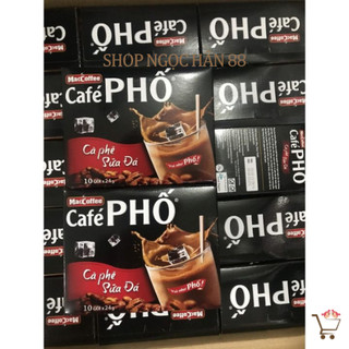 [NEW]Cà Phê Phố ( Cà Phê Sữa Đá ) Hộp 10 gói x 24gr