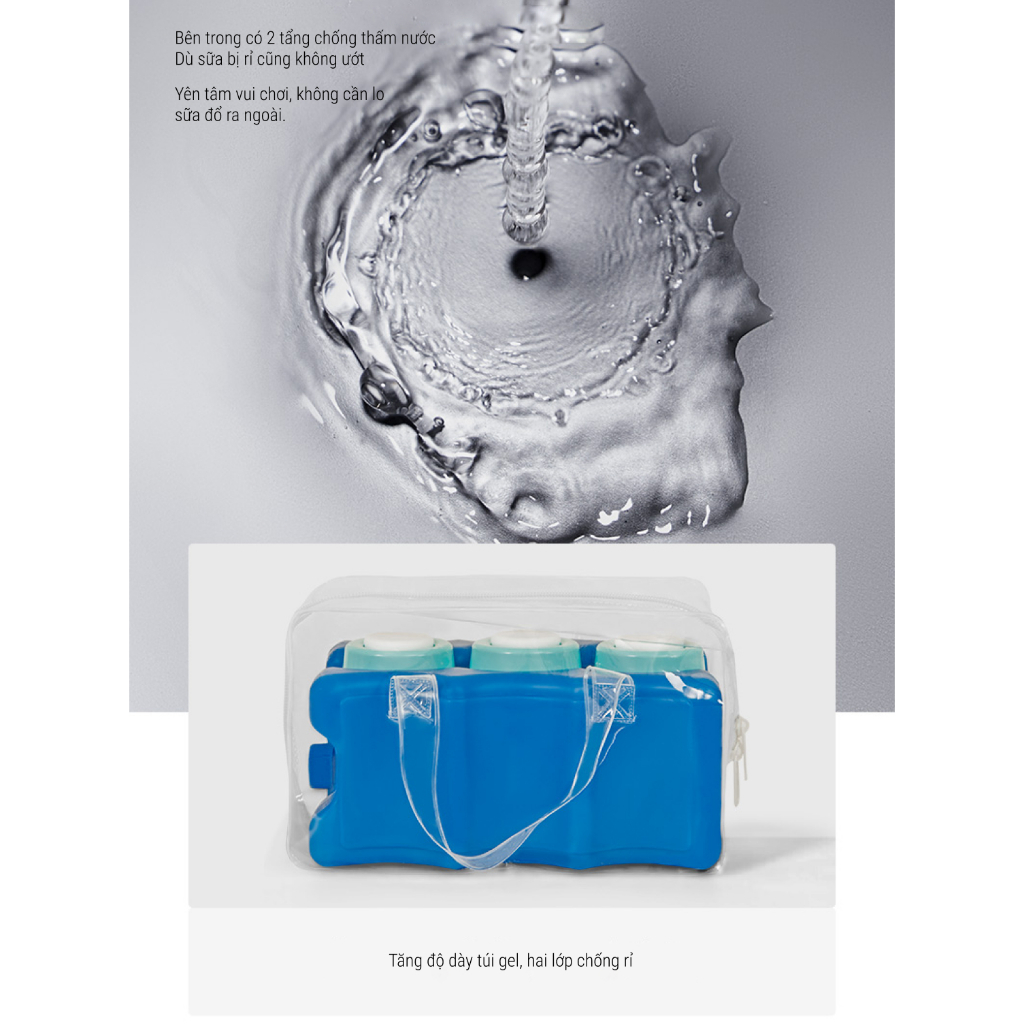 Balo giữ lạnh sữa cỡ lớn PHANPY | NCVI