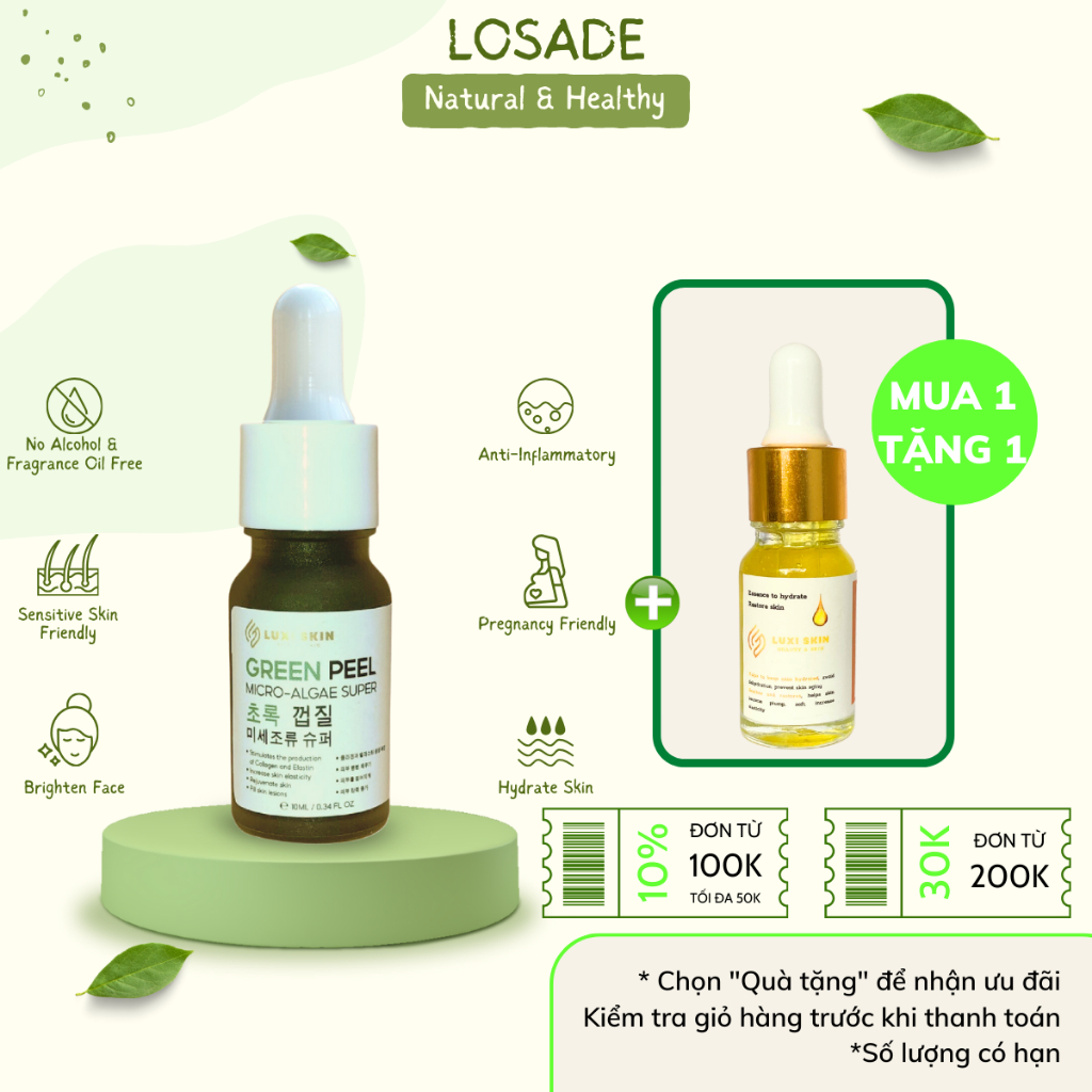 Vi Kim Thảo Dược dùng cho peel mặt peel body peel da peel lưng pell đầu gối giúp sáng da mờ thâm mụn