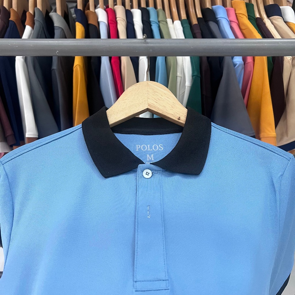 Áo thun polo nam vải cá sấu CVC cao cấp tay ngắn lịch sự POLOS