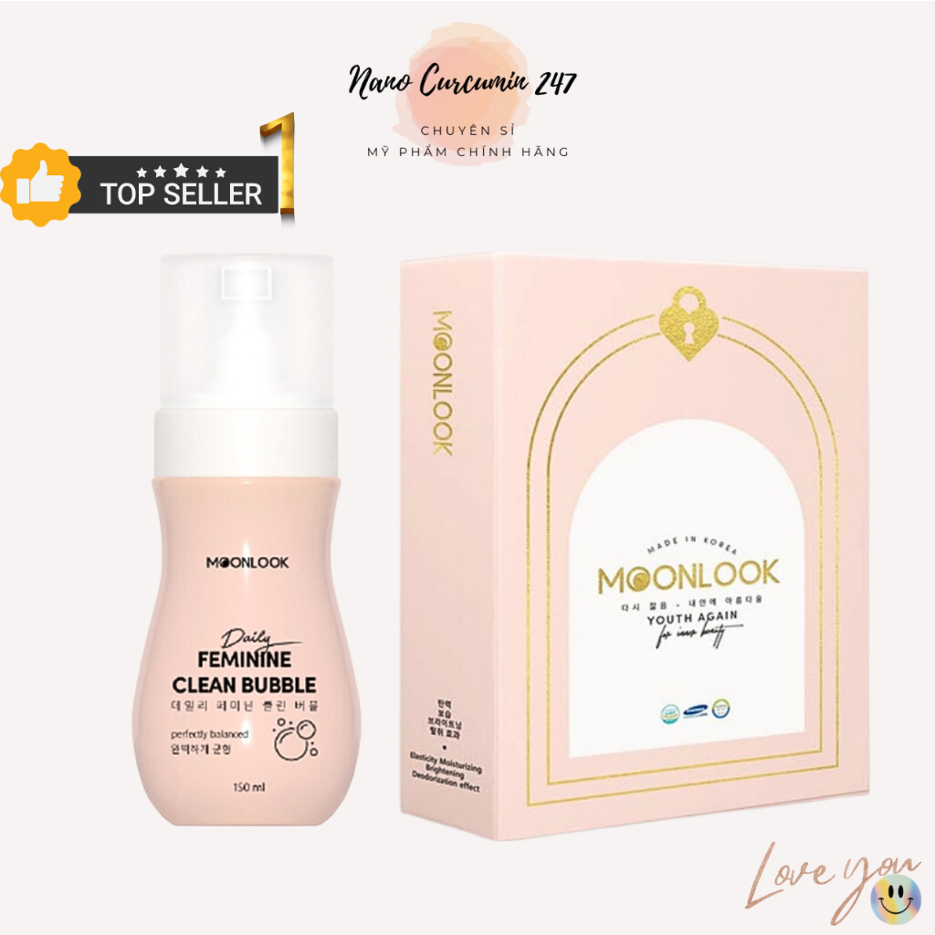 Bộ sản phẩm làm đẹp Moonlook, Kem chống nắng Moonlook, Dung dịch vệ sinh Moonlook, Tế bào gốc, Ngọc tình yêu Moonlook