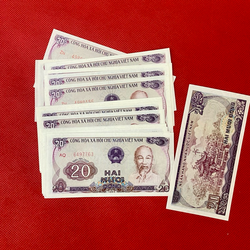 Tờ 20 xưa năm 1985 sưu tầm kỉ niệm