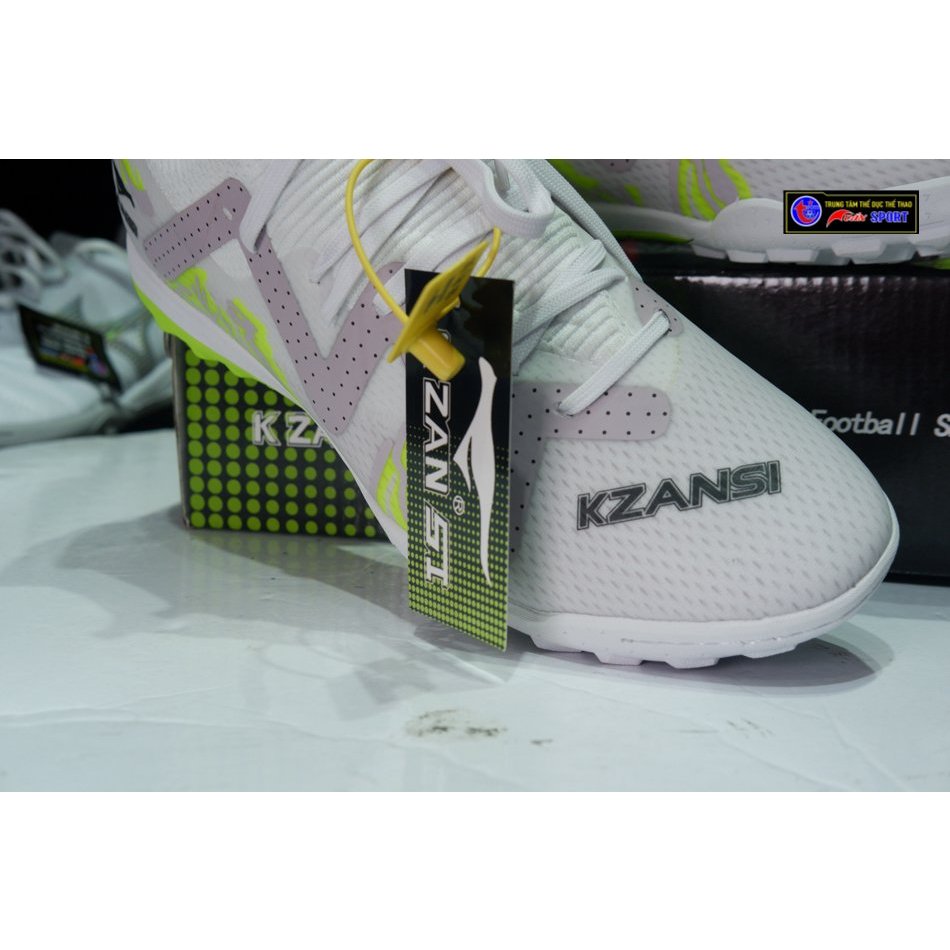 GIÀY BÓNG ĐÁ KAZANSI Ultra Ultimate pro TF - trắng xanh