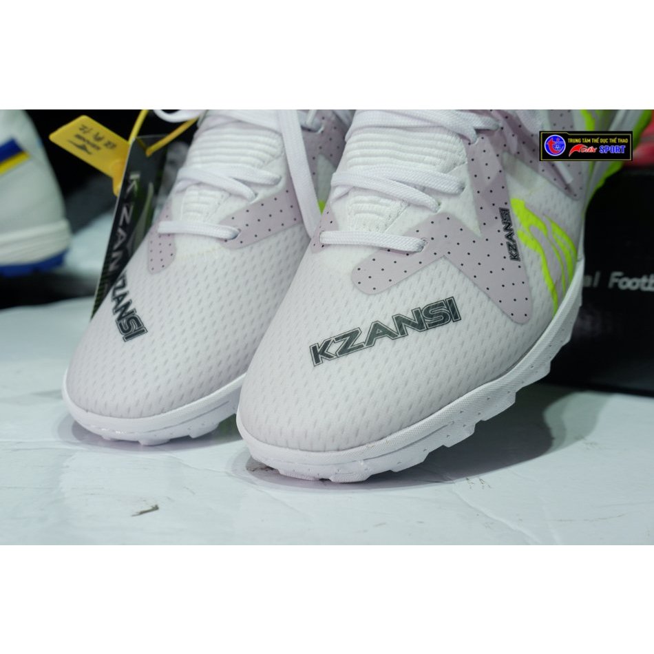 GIÀY BÓNG ĐÁ KAZANSI Ultra Ultimate pro TF - trắng xanh