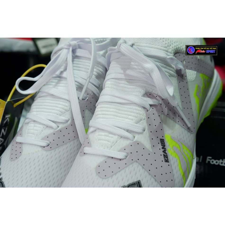 GIÀY BÓNG ĐÁ KAZANSI Ultra Ultimate pro TF - trắng xanh