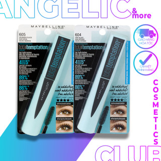 Mascara Maybelline, Mascara Dưỡng Mi Total Temptation Làm Dày Mi và Làm Dài Mi Waterproof.