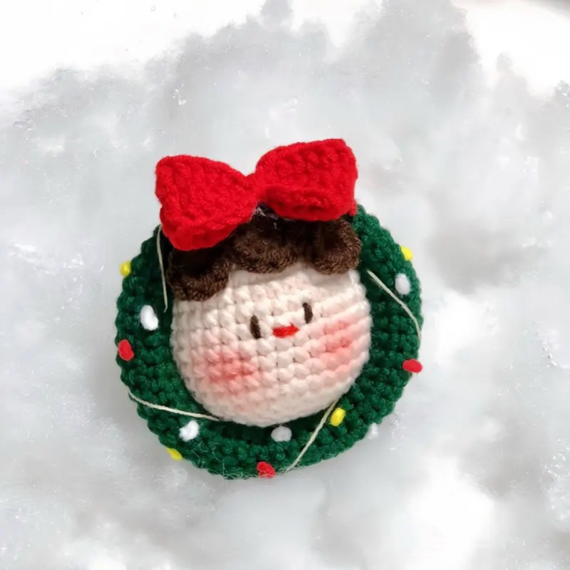 Móc khoá bé mochi noel - mochi giáng sinh len handmade