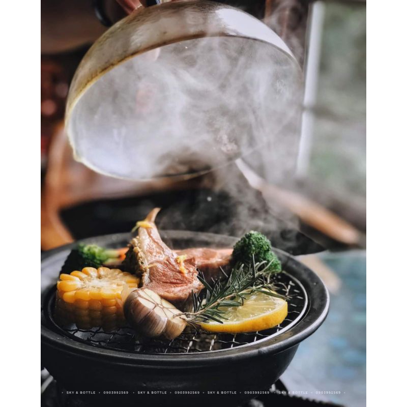 Nồi Xông Khói Nhật Smoke Dome - GIAO HÀNG HÀ NỘI HOẢ TỐC TRONG 2H