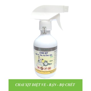 Chai xịt 300ml. Diệt ve Diệt rận Diệt bọ chét Biopro Diệt sạch ve rận bọ chét, An toàn, Hiệu quả lâu dài