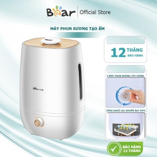 【Chính Hãng Bear BẢO HÀNH 12 THÁNG】Máy phun sương khuếch tán tinh dầu 5L-Hàng có sẵn