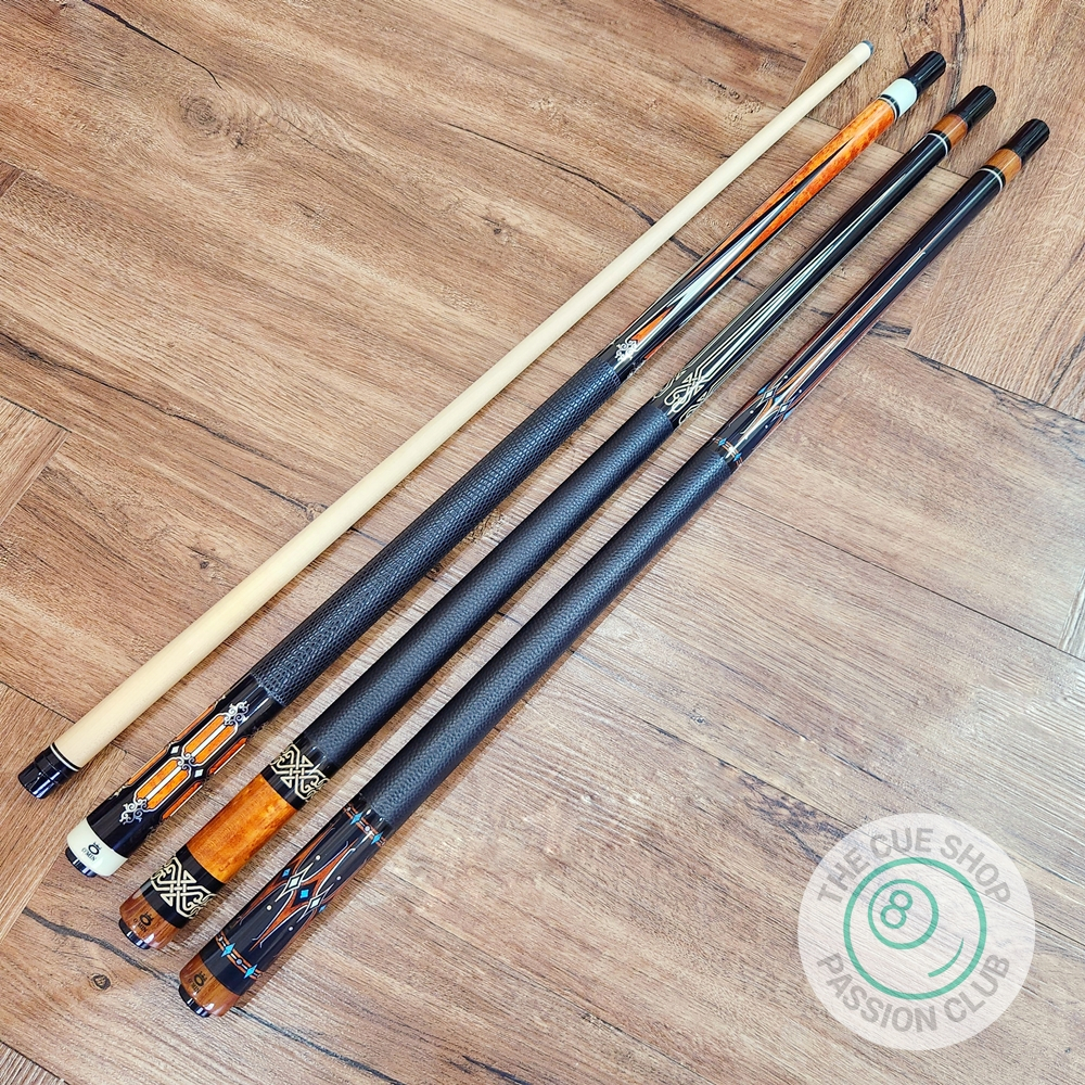 Cơ bida Omin XF-B Series lõi Carbon 60cm xuyên tâm, tay bọc da cao cấp tặng kèm đầy đủ phụ kiện.