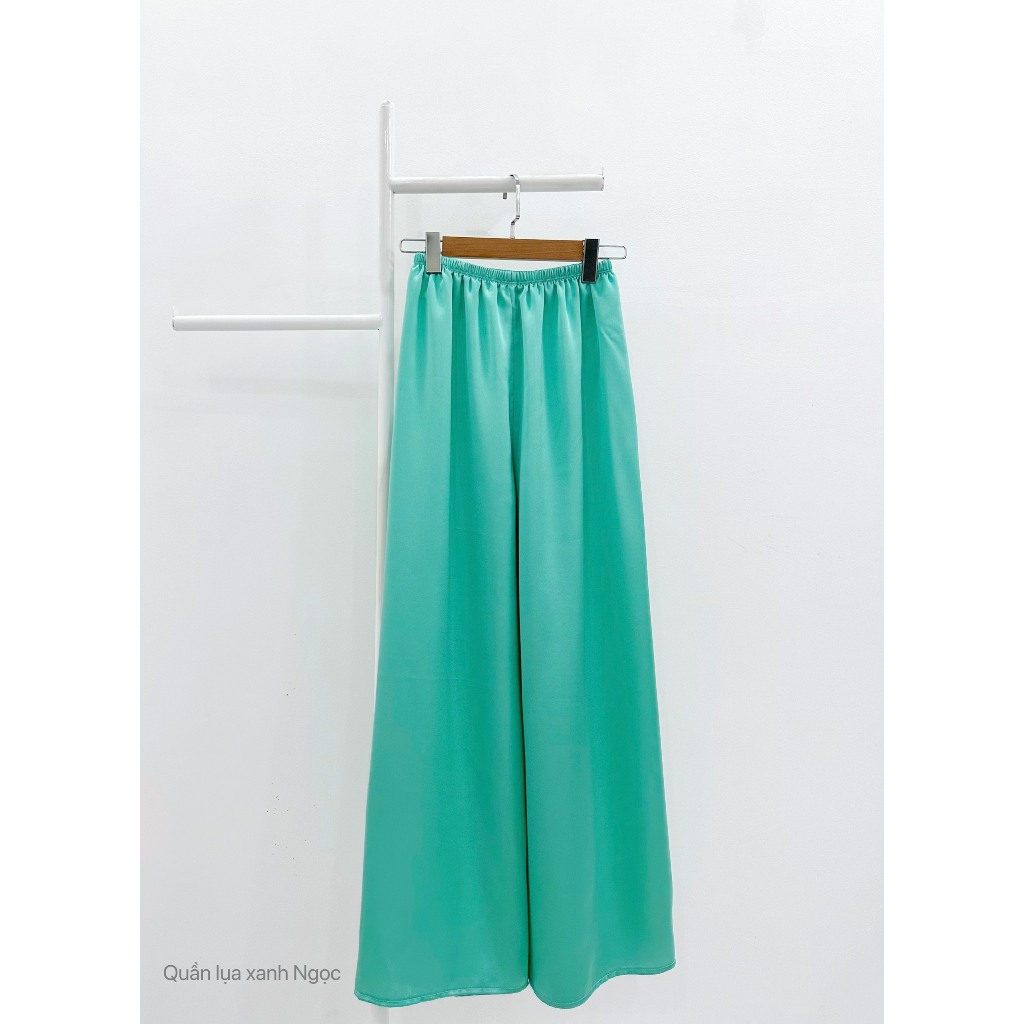 Áo Lẻ bà ba lụa mango hoa tay dài cổ tròn tay dài L1