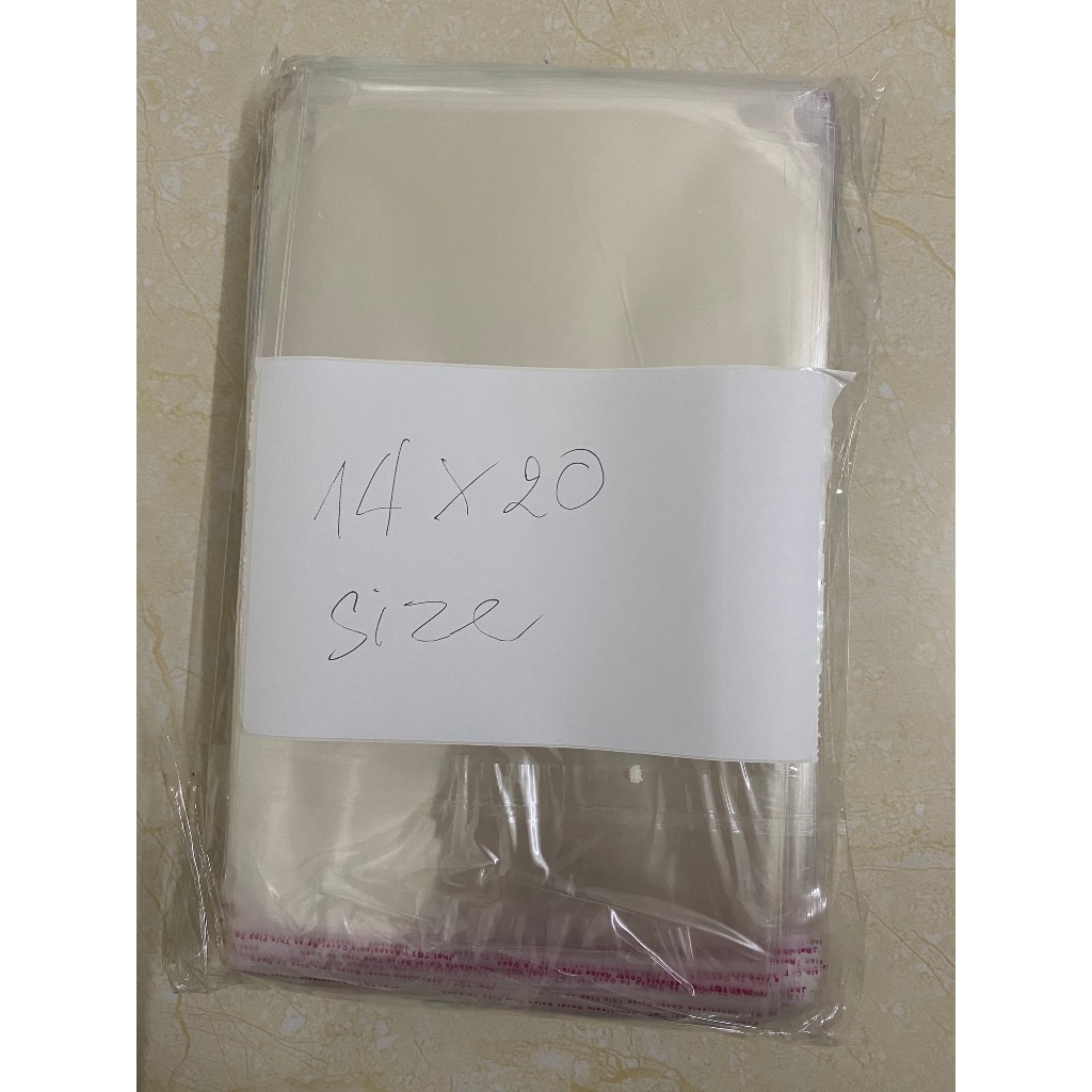 Túi OPP - NXB Kim Đồng - Bọc truyện tranh - kích thước 14x20, 15x25, 17x28 - 50 túi/ gói