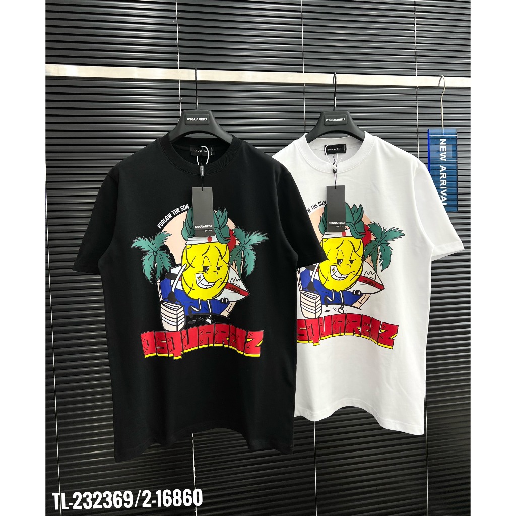 🔥Hot🔥Áo thun Dsquared2 in hình thiết kế hot trend Nam nữ New 2023