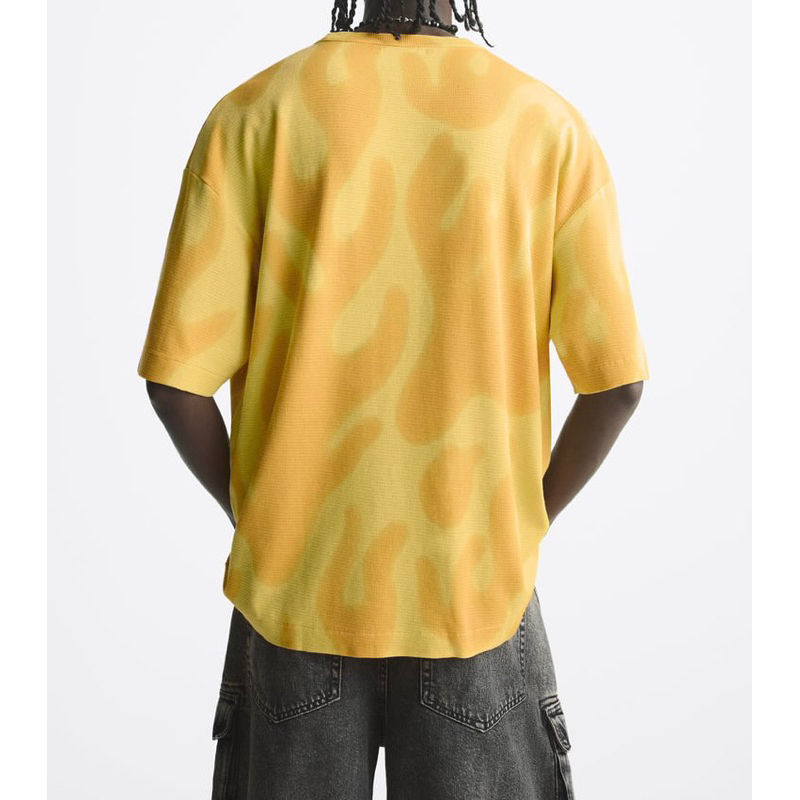 Áo phông nam Zara authentic PRINTED KNIT size M