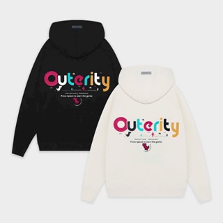 Áo hoodie nỉ hoodie khủng long OUTERITY chống nắng có dây kéo, áo hoodie có mũ nam nữ basic cực chất cực trẻ trung - TP3