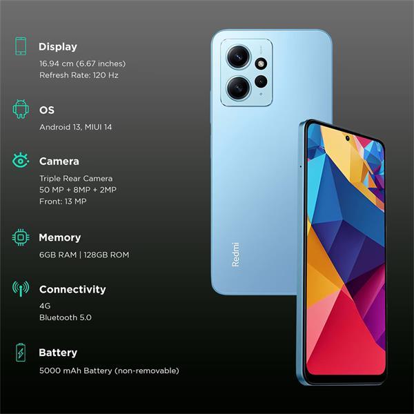 Điện thoại Xiaomi Redmi Note 12 - 5G 128GB