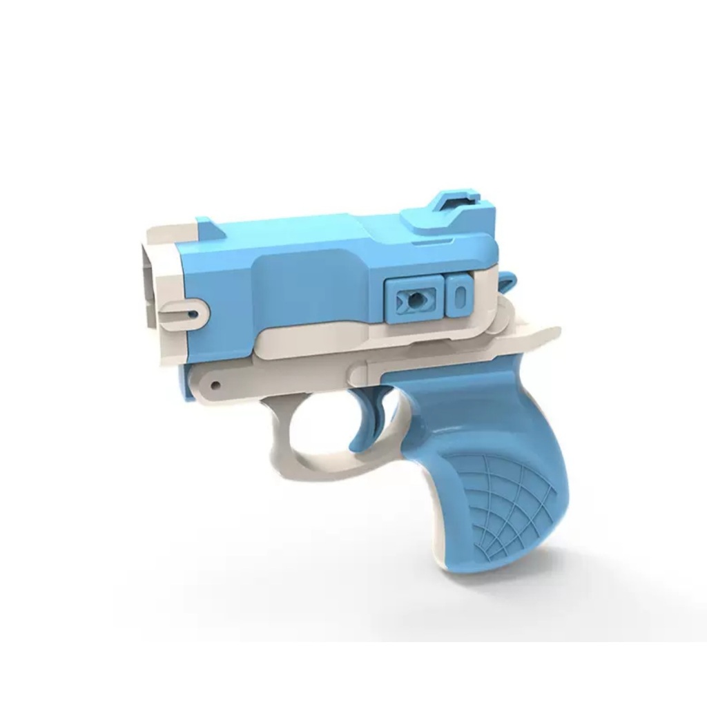 Đồ Chơi Súng Cà Rốt M1911 In 3D Súng Vô Tri Mini Bắn Nịt Dây Thun Chất Liệu Nhựa ABS 3 Màu An Toàn Hot Trend