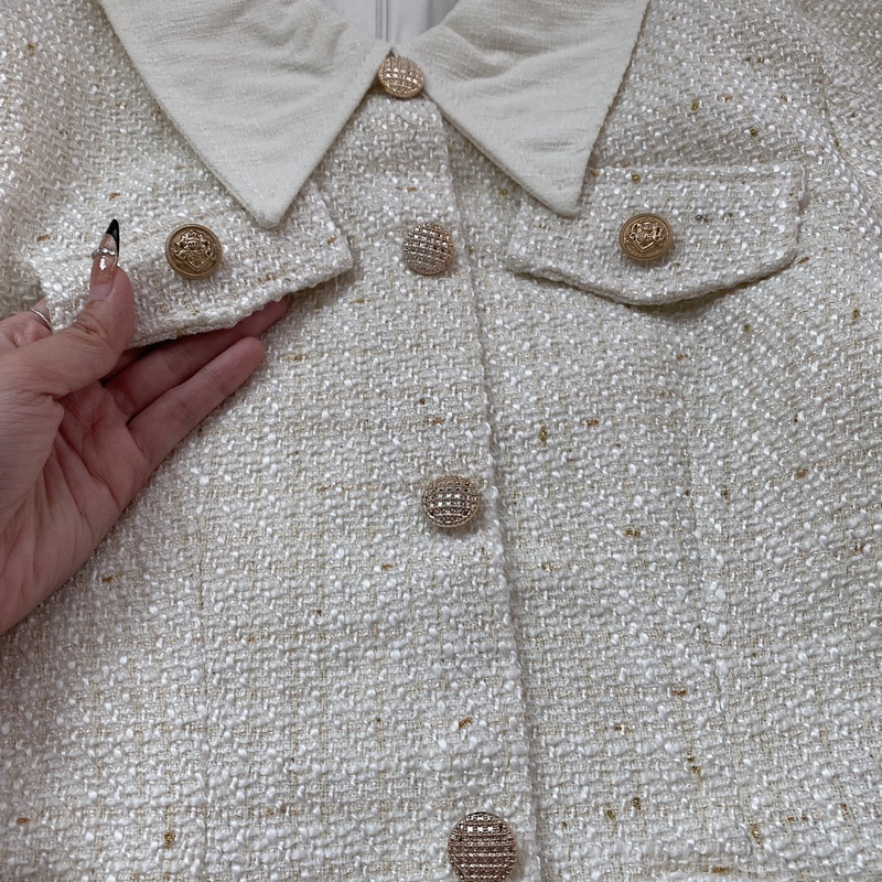 Váy dạ cổ sơ mi dáng xoè tầng 239