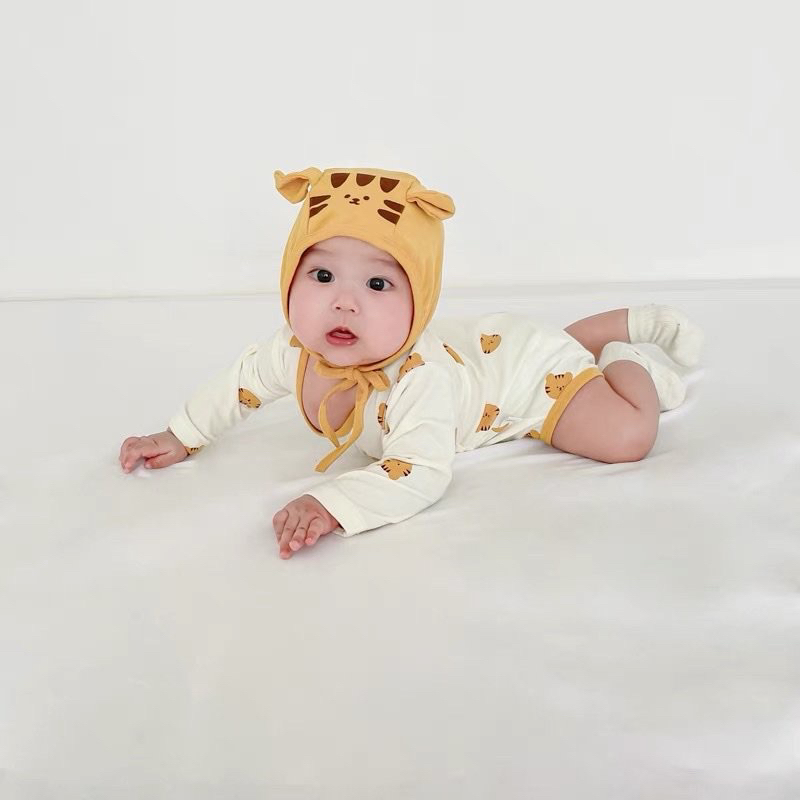 Set mèo đai tay kèm mũ