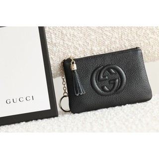 Ví cầm tay siêu xinh G/C tua rua da thật 100% sz14cm kèm hộp hãng....