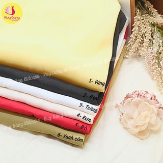 Vải voan làm hoa xốp nhật, vải làm hoa cài áo