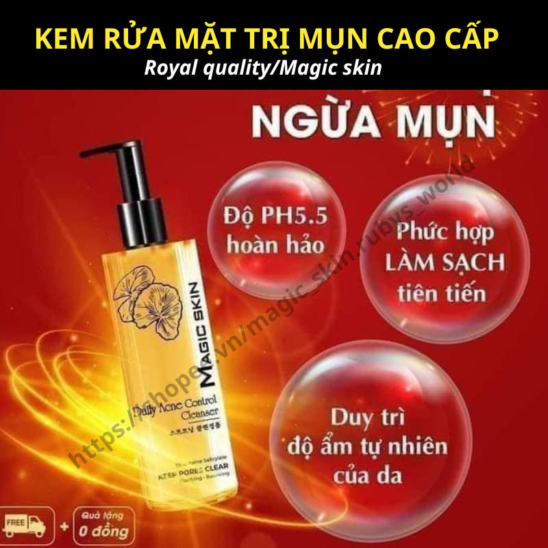 Sữa rửa mặt ngừa mụn Magic skin [Chính Hãng]