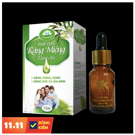 Tinh Dầu Răng Miệng Hỗ Trợ Giảm Hôi Miệng, Sâu Răng, Viêm Lợi Chảy Máu Chân Răng