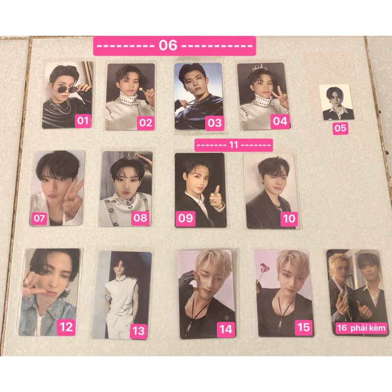 | TREASURE | Thẻ hình thành viên nhóm nhạc Treasure đợt Reboot