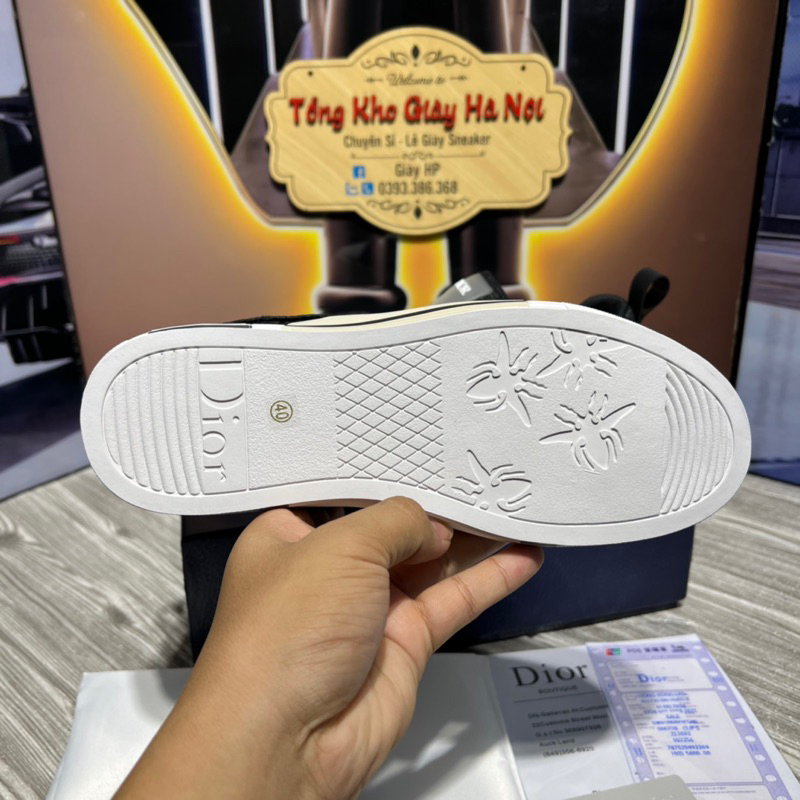Giày Thể Thao Dìor B23 Đen Giá Xưởng Hàng Quảng Châu Cao Cấp Full Pk