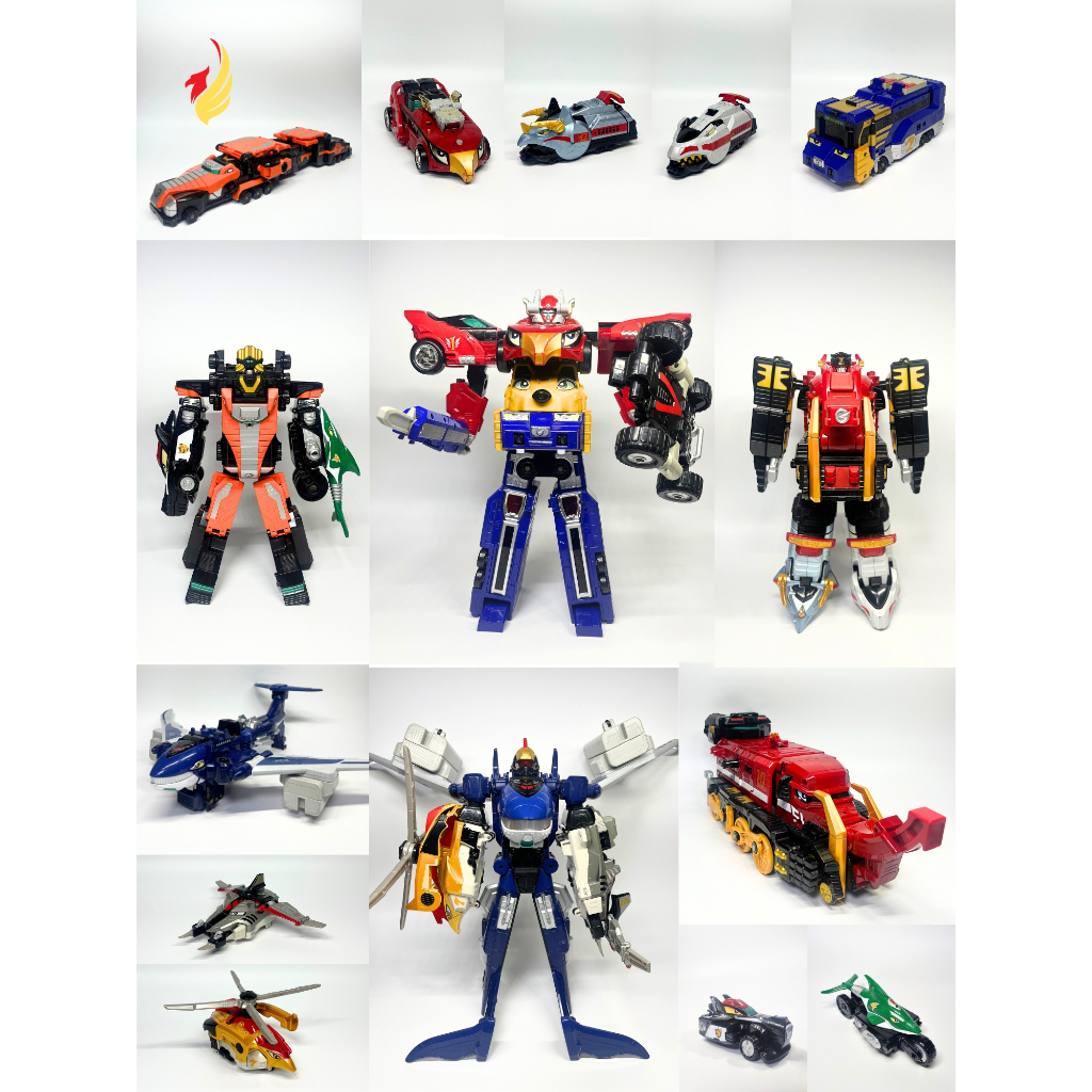 Dx Go-onger 2008 | Đồ Chơi Siêu Nhân Cơ Động | Engine Sentai Go-onger | Bandai - Goon 456 - 789 - 10-11-12