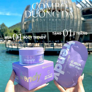 Kem Body Dịch Chiết Lên Men Trendy Meea 250g Dưỡng Trắng Da, Giúp Da Săn Chắc Mịn Màng