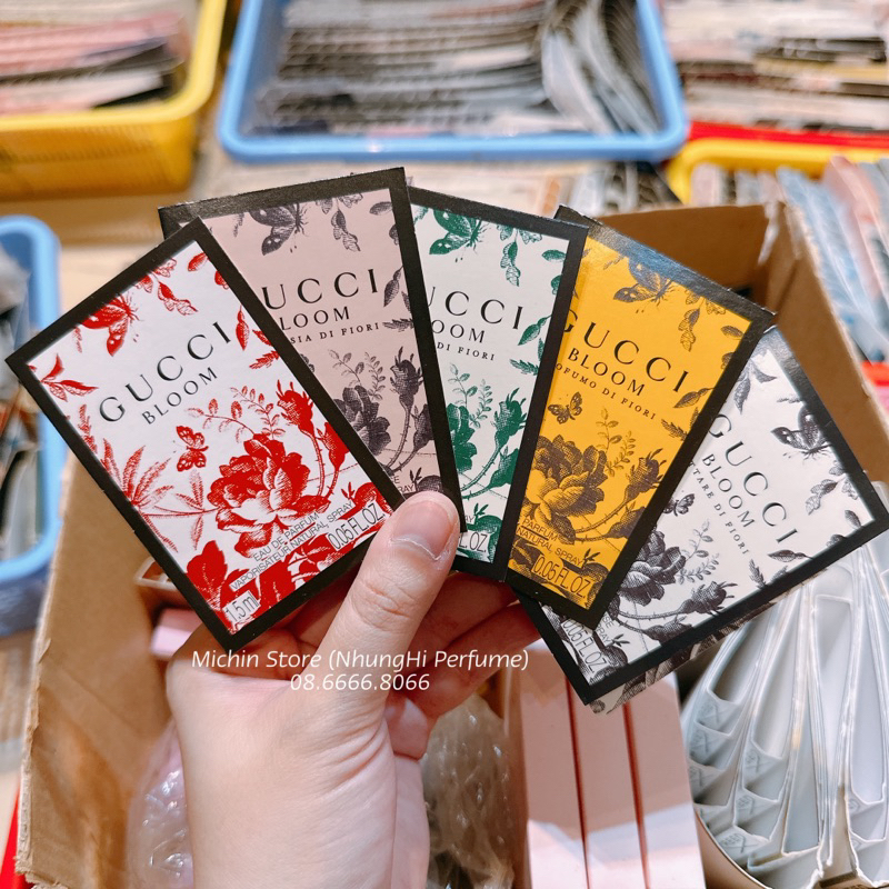 Mẫu thử Vial nước hoa Guxxi Bloom nữ tính 2ml