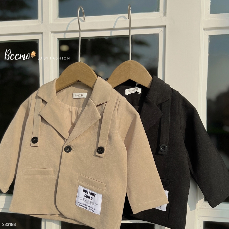 Set Vest bé trai BEEMO B079 đồ đi tiệc cho bé trai chất chéo hàn dày dặn, mướt mịn - PAPALEMON