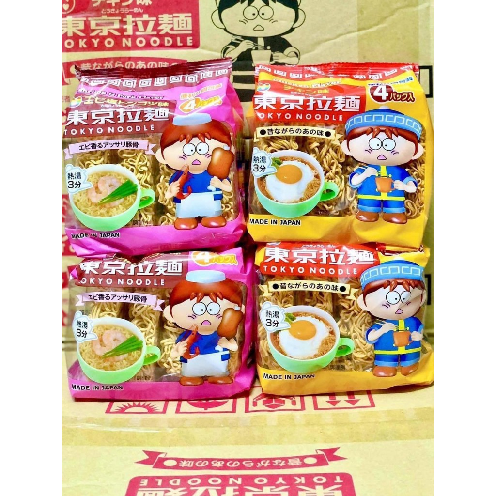 Mì tôm Tokyo Noodle ăn dặm cho bé Nội Địa Nhật Bản