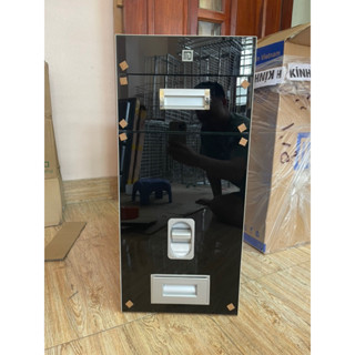 Thùng đựng gạo mặt gương lắp âm tủ bếp cao cấp dung tích 15kg