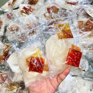 Bánh tráng phơi sương ớt rim tỏi, ớt rim dầu hành