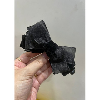 Kẹp dọc tạo phồng tóc nhung nơ cao cấp