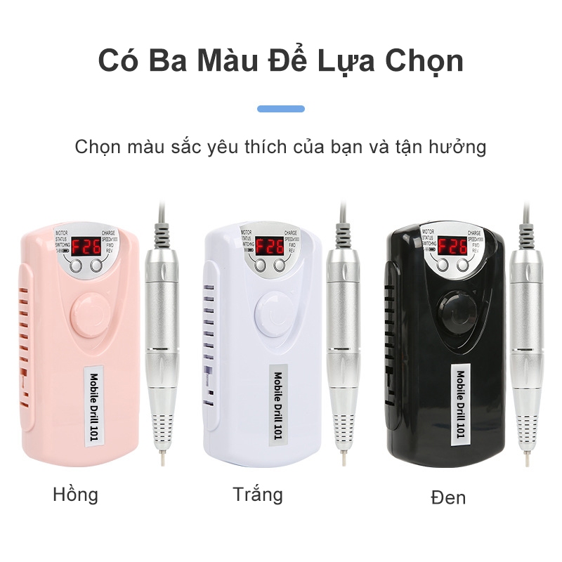 Máy Mài Móng Tay Máy Phay Điện Nhỏ Gọn Và Di Động Để Sử Nail máy cực khỏe Máy Mài Cầm Tay Chuyên Dụng Ngành Nail