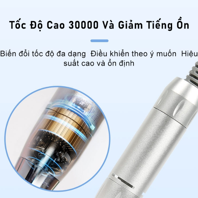 Máy Mài Móng Tay Máy Phay Điện Nhỏ Gọn Và Di Động Để Sử Nail máy cực khỏe Máy Mài Cầm Tay Chuyên Dụng Ngành Nail
