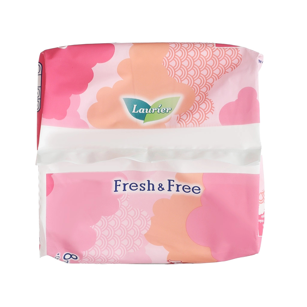 Băng vệ sinh Laurier Fresh and Free siêu thấm có cánh 8M