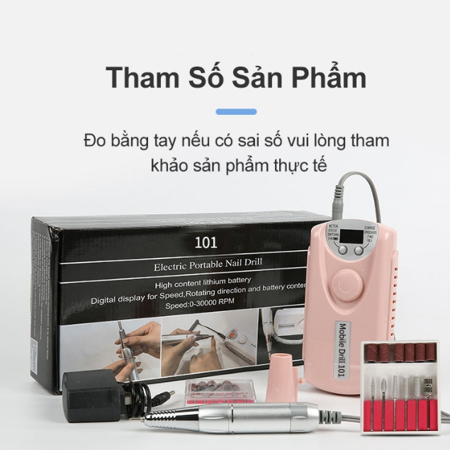 Máy Mài Móng Tay Máy Phay Điện Nhỏ Gọn Và Di Động Để Sử Nail máy cực khỏe Máy Mài Cầm Tay Chuyên Dụng Ngành Nail