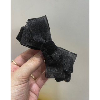 Kẹp dọc tạo phồng tóc nhung nơ cao cấp