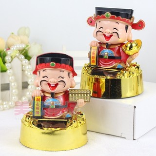 Thần tài năng lượng mặt trời gật đầu chiêu gọi tài lộc phát tài năm mới