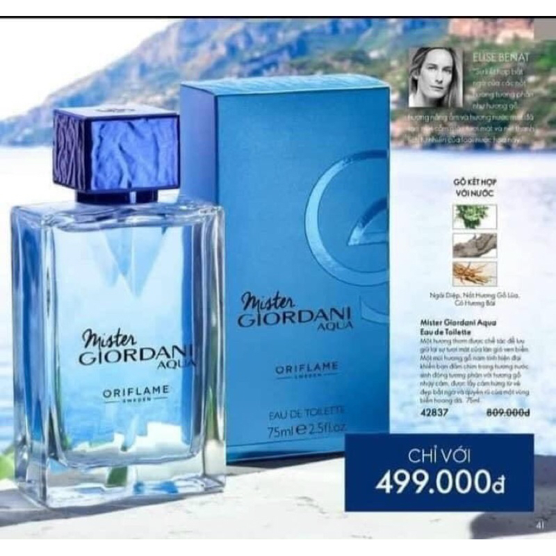 Nước hoa nam Mister Giordani 75ml