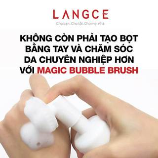 RỬA MẶT COLLAGEN TRẮNG DA ĐẦU CỌ MASSAGE 120ml (HỘP ĐỎ) LANGCE
